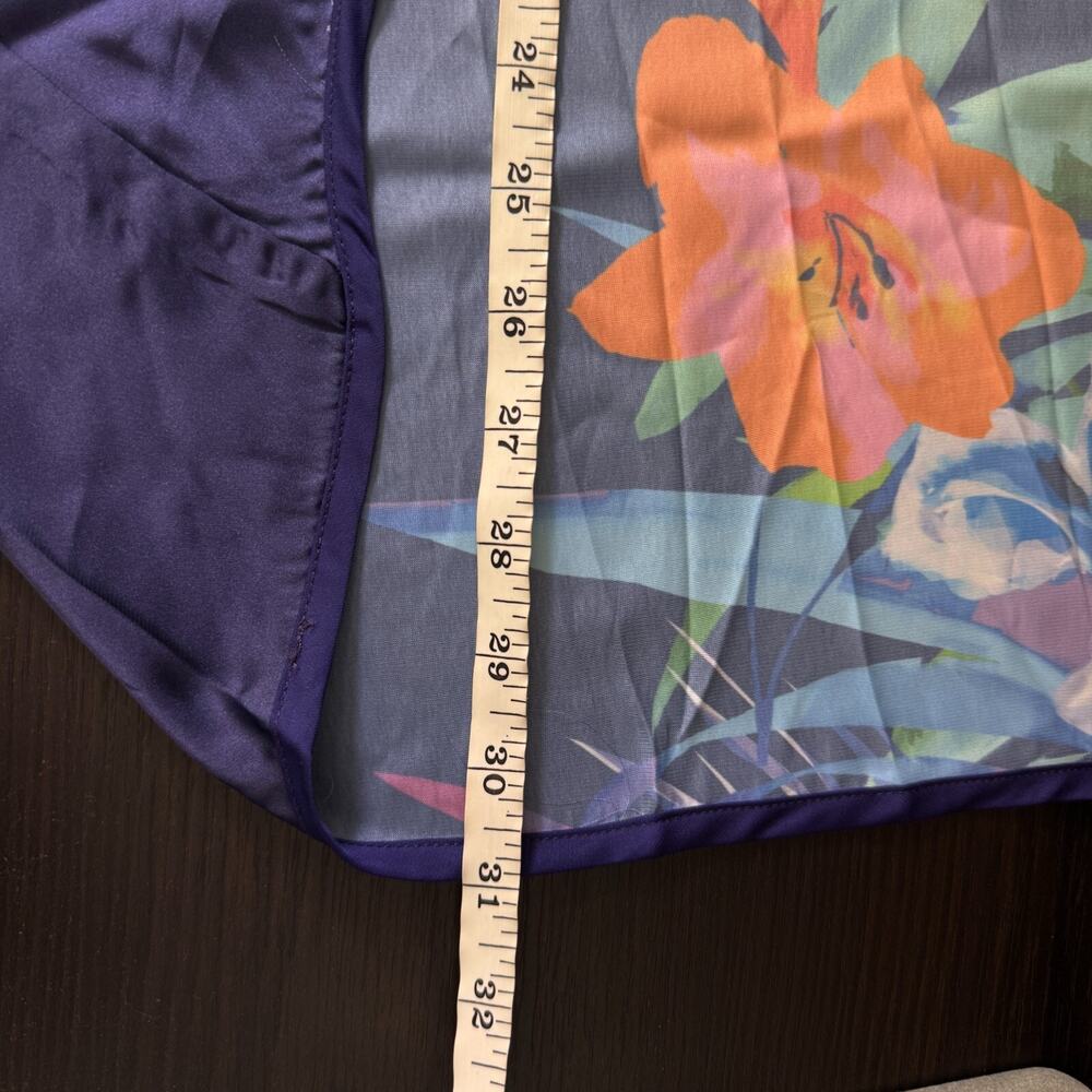 Wet Swimwear Womens Medium Large Floral Cover Up Kimono Boho Resort Cruise NEW - Picture 7 of 9